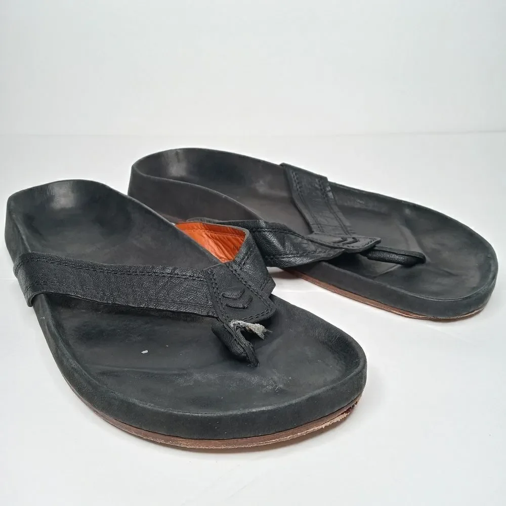 John Varvatos black sandals size 13